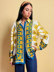 Camicia in seta fantasia Hermes