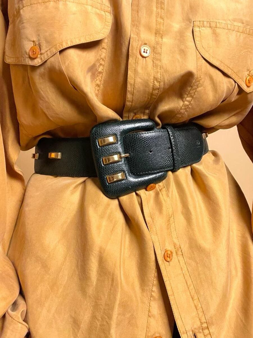 Camicia oversize in seta lavata giallo zafferano