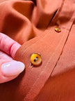Camicia oversize color ruggine 