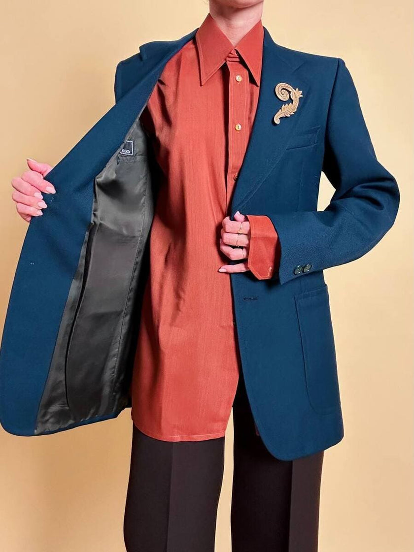 Camicia oversize color ruggine 
