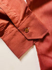 Camicia oversize color ruggine 