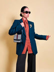 Camicia oversize color ruggine 