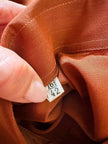 Camicia oversize color ruggine 