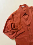 Camicia oversize color ruggine 