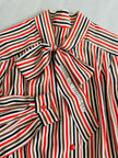 Camicia sartoriale in seta a righe 