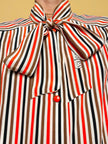 Camicia sartoriale in seta a righe 