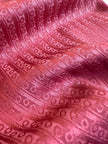 Camicia in seta Jaquard rosa antico con bottoni di madreperla