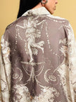 Camicia in pura seta fantasia grottesca