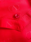 Camicia sartoriale in seta geranio Valentino
