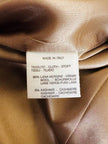 Cappotto doppiopetto in drap di lana cammello 