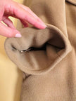 Cappotto doppiopetto in drap di lana cammello 