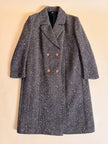 Cappotto Elena Miròin lana boutonné con motivo spinato