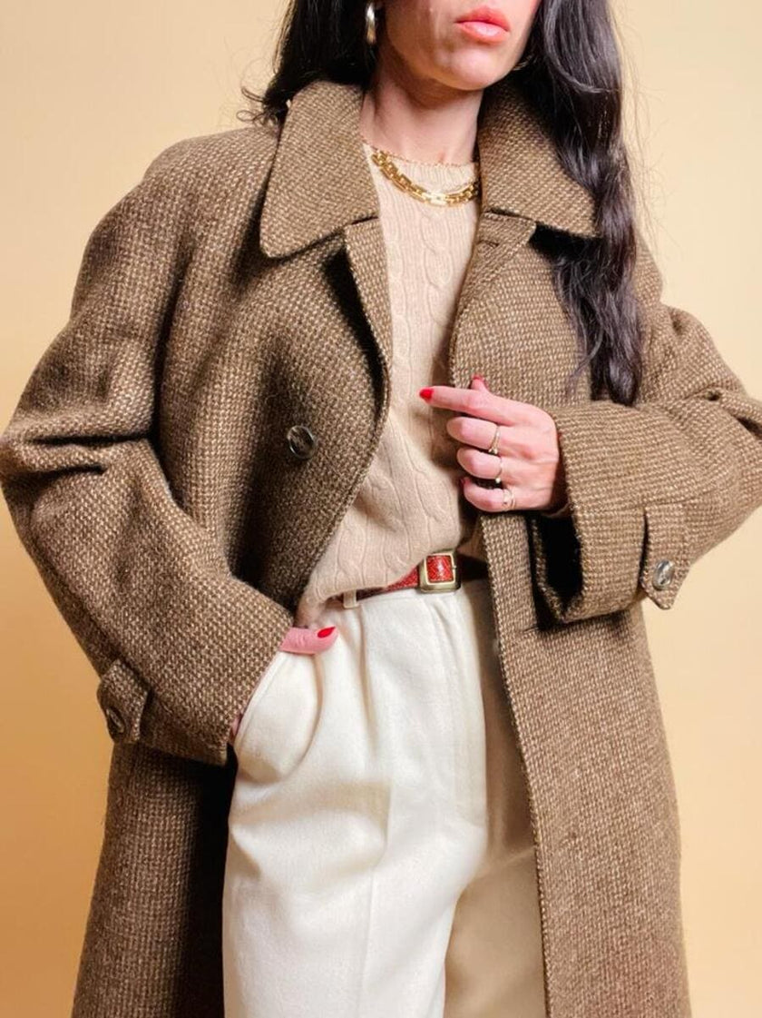 Trench coat sale e pepe nei toni del marrone firmato