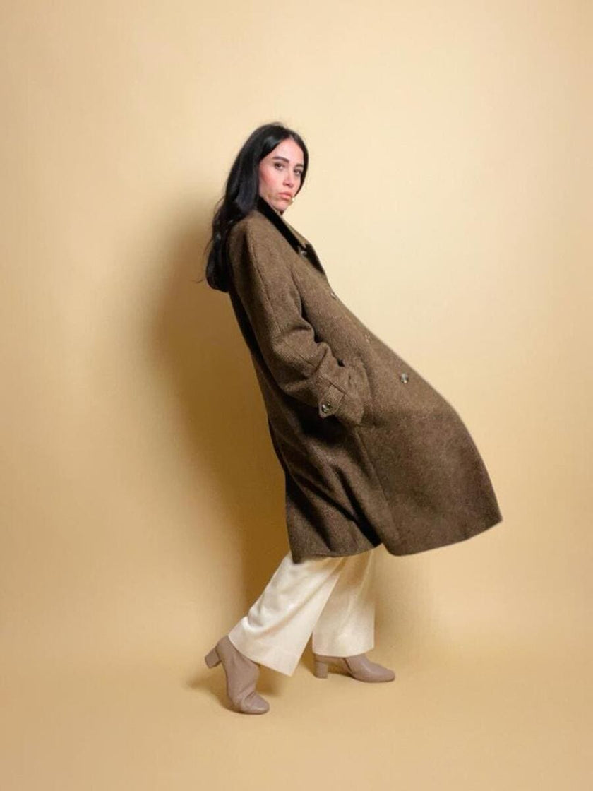 Trench coat sale e pepe nei toni del marrone firmato