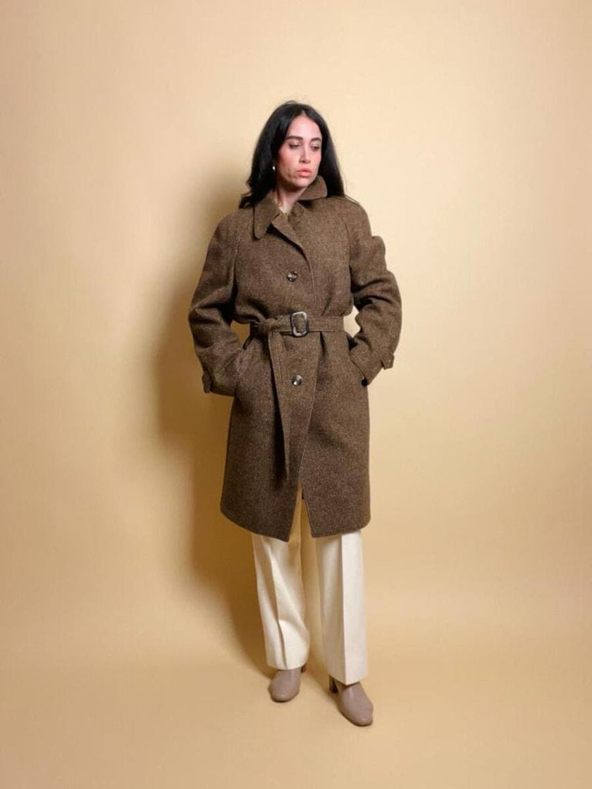 Trench coat sale e pepe nei toni del marrone firmato