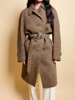 Trench coat sale e pepe nei toni del marrone firmato
