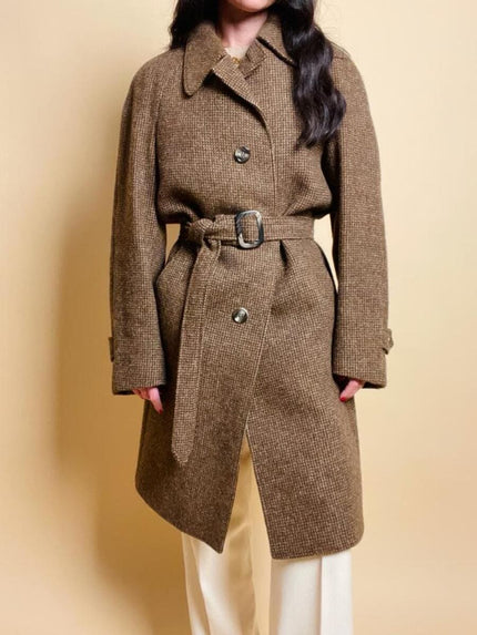 Trench coat sale e pepe nei toni del marrone firmato