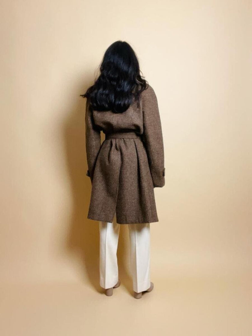 Trench coat sale e pepe nei toni del marrone firmato