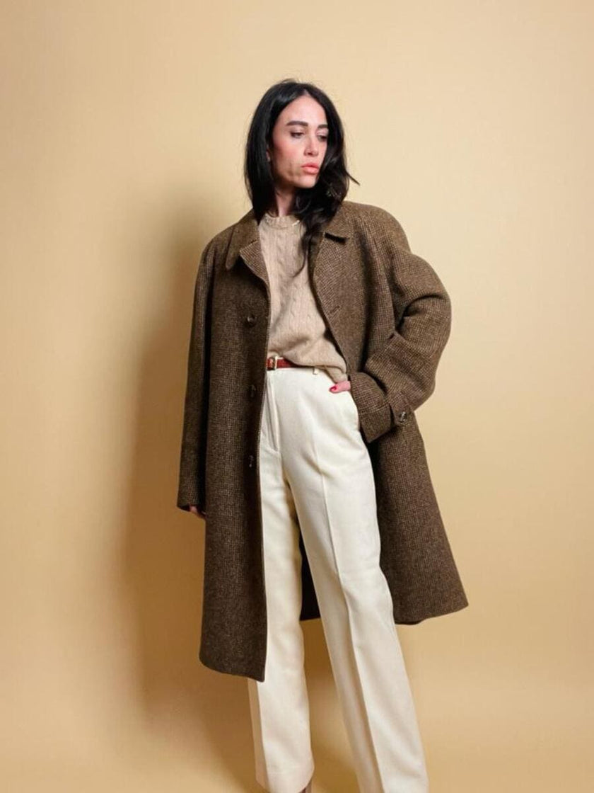 Trench coat sale e pepe nei toni del marrone firmato