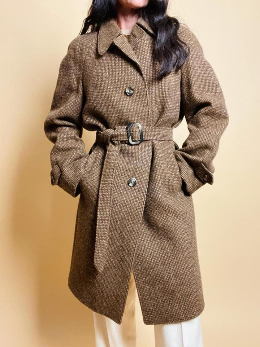 Trench coat sale e pepe nei toni del marrone firmato