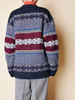 Cardigan in lana Jacquard “Yves Saint Laurent”