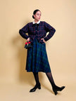 Cardigan In lana fantasia tartan 