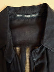 Chemisier in organza nera 