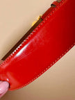 Cinturón de piel con hebilla de corazón dorada “Moschino”
