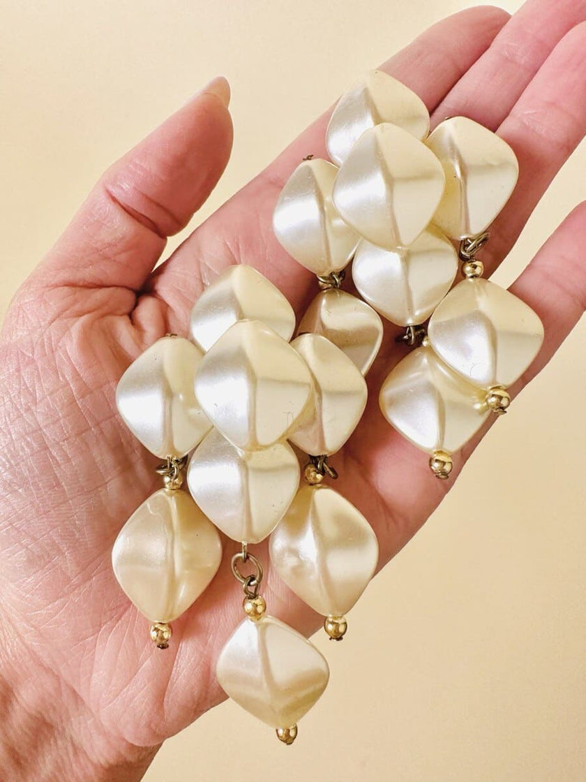 Maxi clip medusa con perle sintetiche