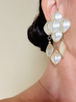 Maxi clip medusa con perle sintetiche