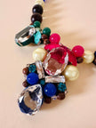 Collier con cristalli e pietre multicolor “Radà”