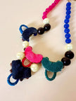 Collier con cristalli e pietre multicolor “Radà”