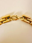 Collier a catena dorato con moduli design