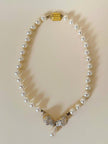 Collier di perle con teste di leopardo “Pierre Cardin”