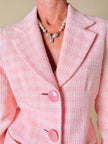 Collier di perle con teste di leopardo “Pierre Cardin”