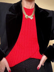 Gold-toned necklace with maxi bow