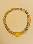 Collier oro con perla cabochon 