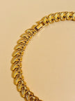 Collier oro con perla cabochon 
