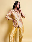 Ensemble in shantung bicolore 