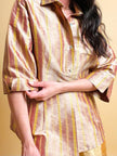 Ensemble in shantung bicolore 