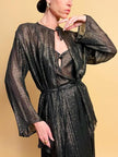 Vintage suit in seta e lurex