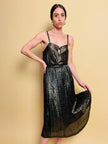 Vintage suit in seta e lurex