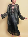 Vintage suit in seta e lurex
