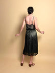 Vintage suit in seta e lurex