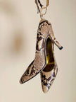 Décolleté in pitone roccia “Walter Steiger”