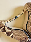 Décolleté in pitone roccia “Walter Steiger”