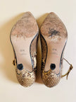 Décolleté in pitone roccia “Walter Steiger”