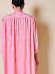 Ensemble in seta Jacquard rosa “Yves Saint Laurent”