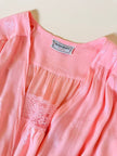 Ensemble in seta Jacquard rosa “Yves Saint Laurent”