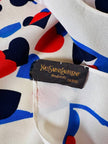 Foulard in seta fantasia cuori “Yves Saint Laurent”